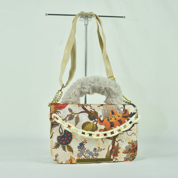 Stunning floral design handbag