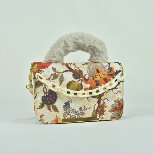 Stunning floral design handbag