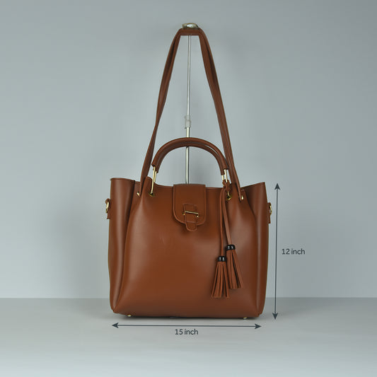 3 Piece Set Soft Lisa Rexine Bags Set